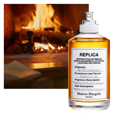 'replica' by the fireplace|maison martin margiela by fireplace.